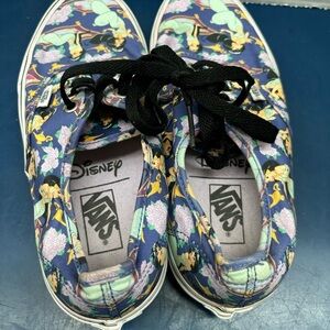 Vans Disney collab Authentic Jasmine Princess shoes size 6M, 7.5W